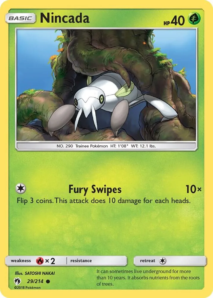 Nincada card front