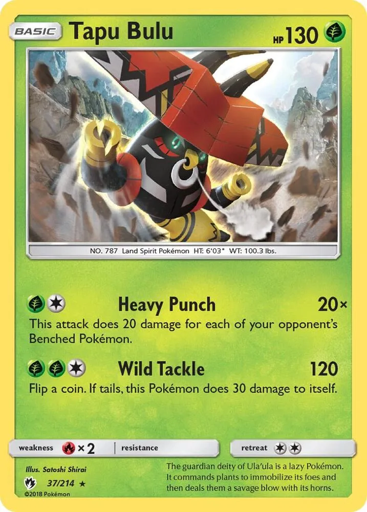 Tapu Bulu card front