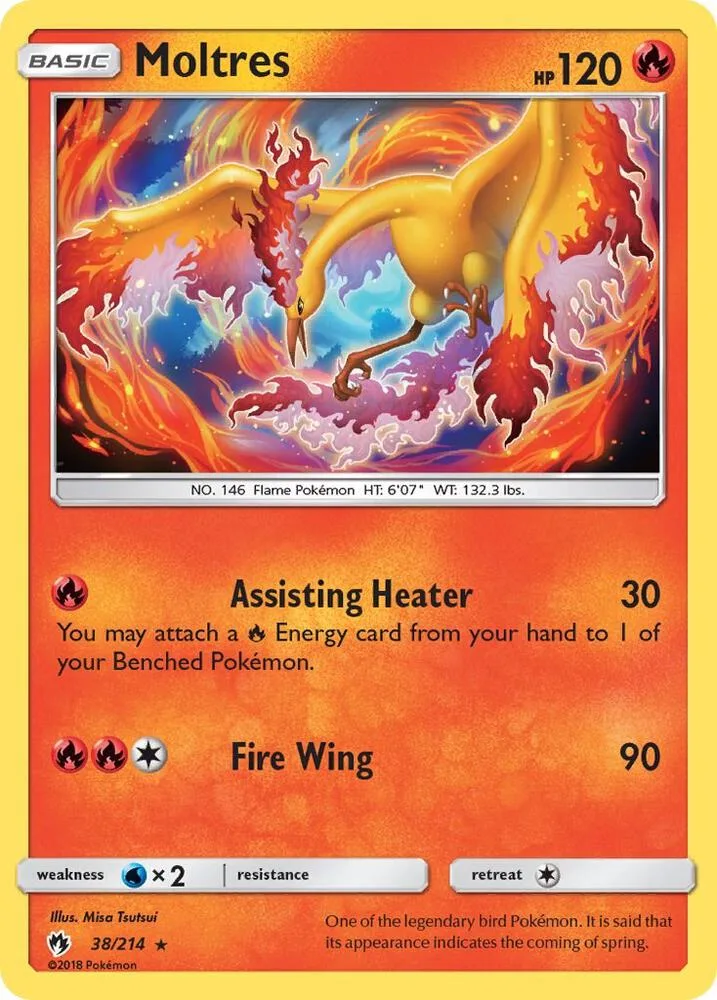 Moltres card front