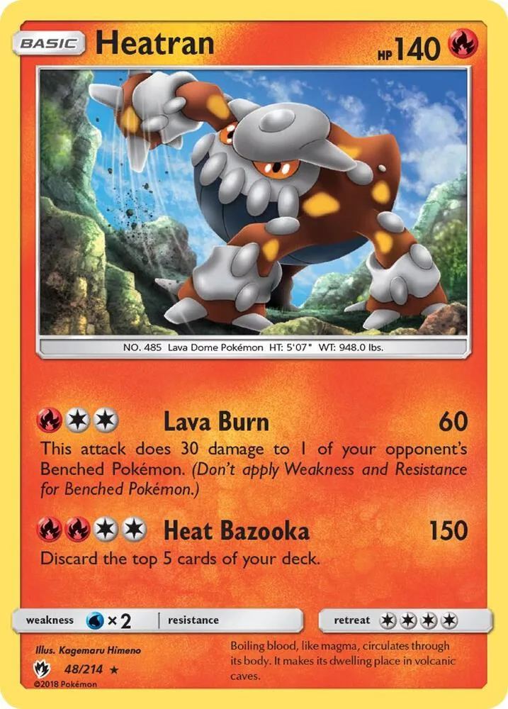 Heatran card front