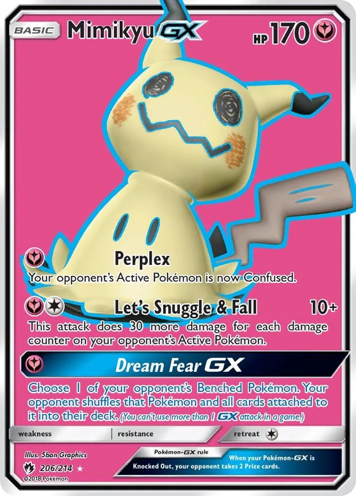 Mimikyu GX (Full Art) Holofoil card