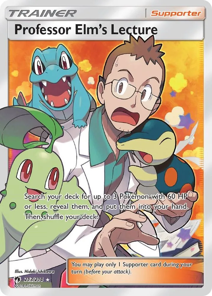 Professor Elm's Lecture (Full Art) Holofoil card