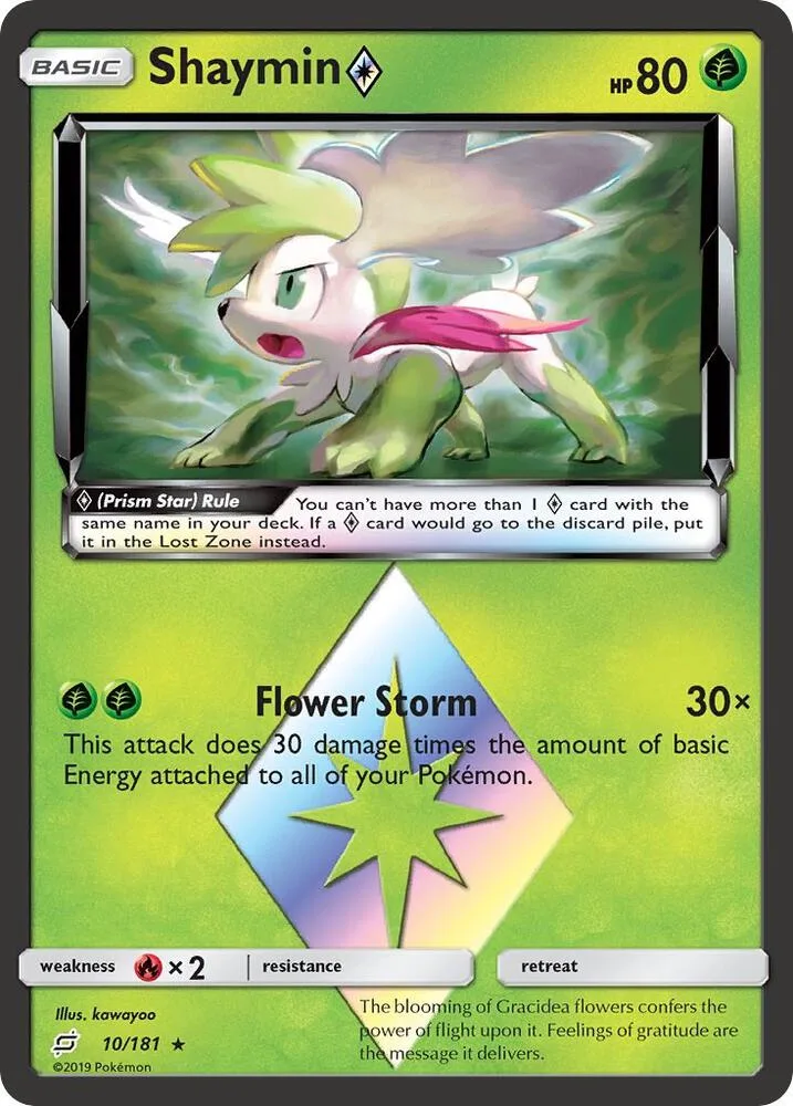Shaymin Prism Star card front