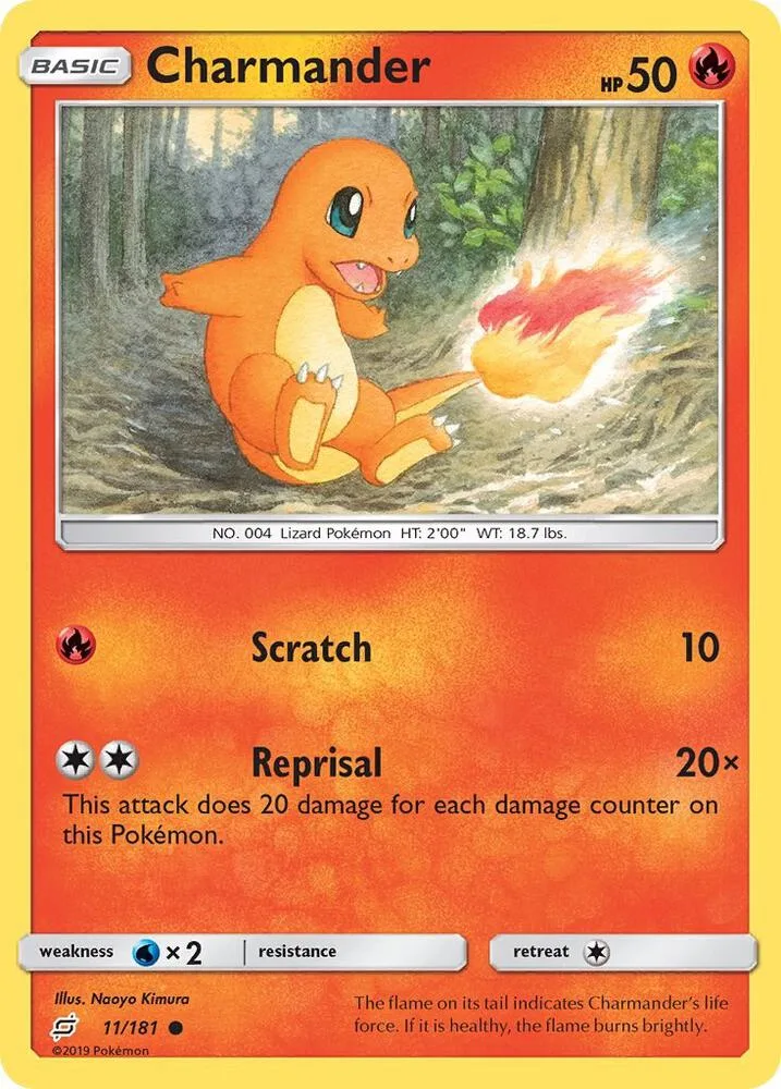 Charmander card front