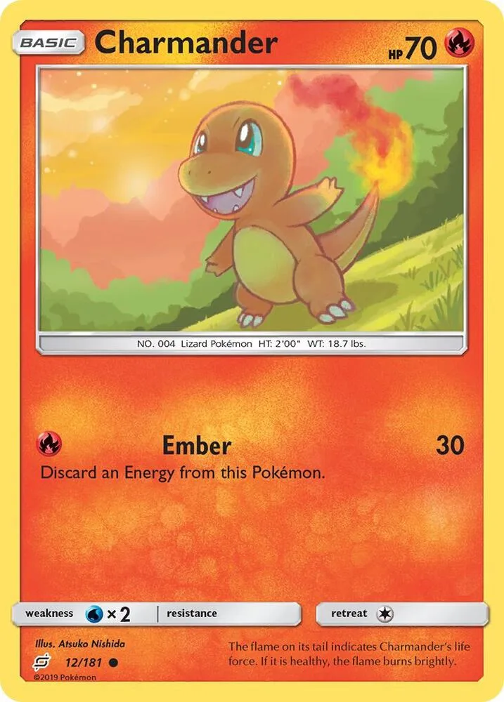Charmander card front