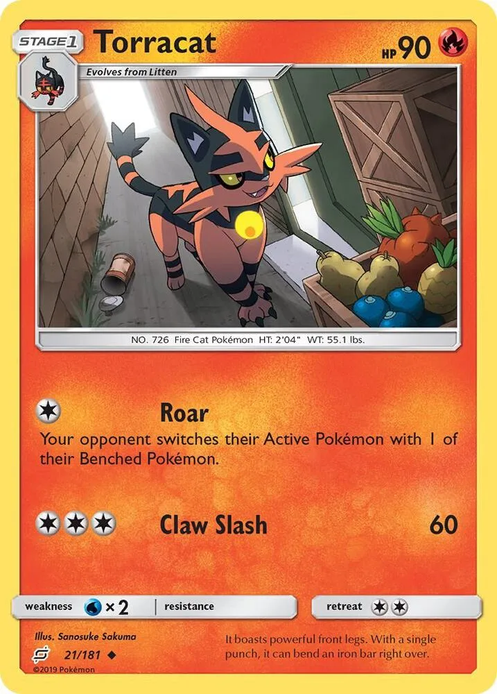 Torracat card front