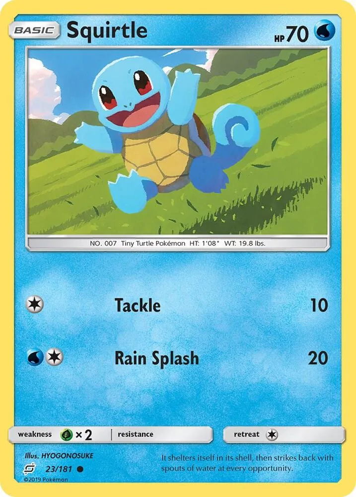 Squirtle card front