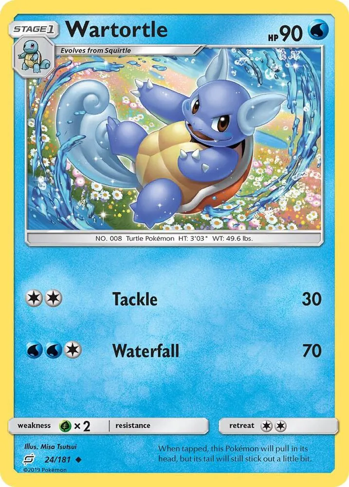 Wartortle card front