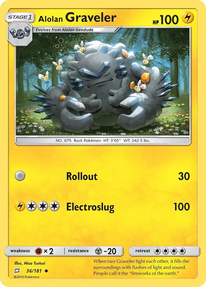 Alolan Graveler card front
