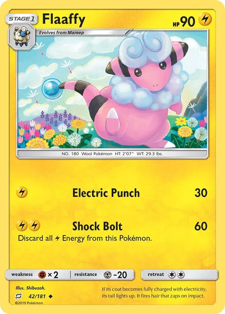 Flaaffy card front