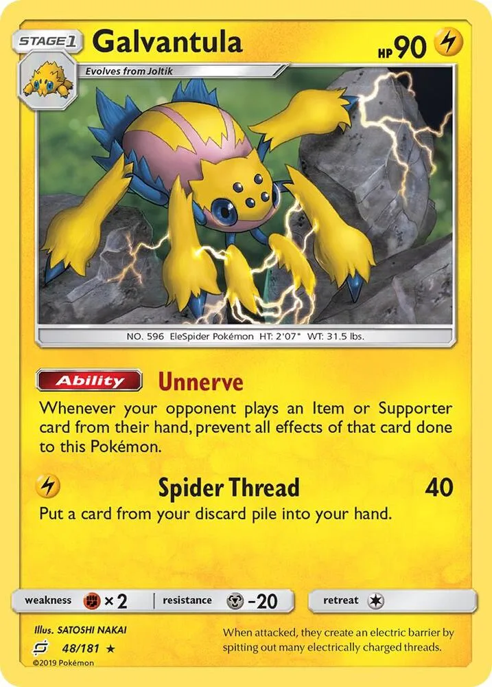 Galvantula card front