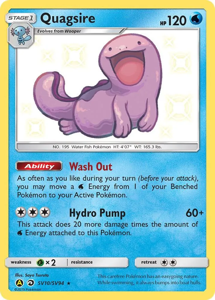 Quagsire card front