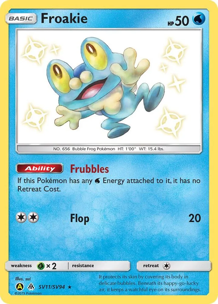 Froakie card front