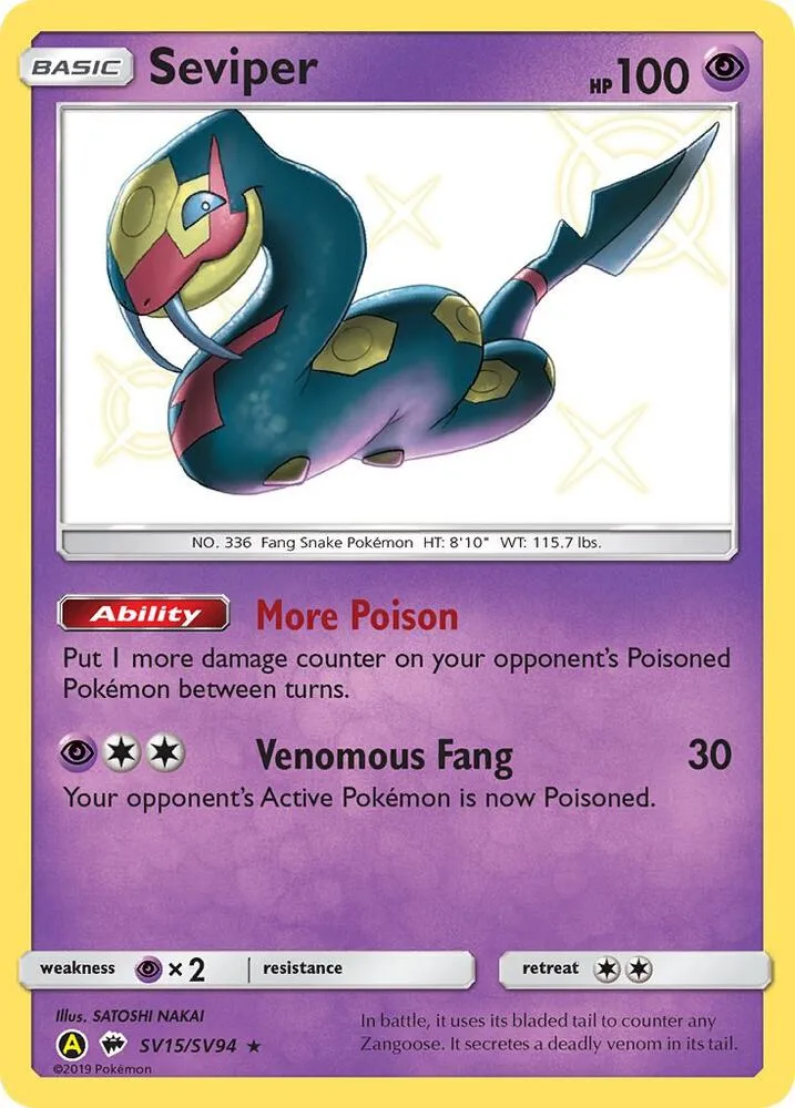 Seviper card front