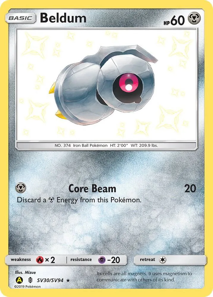 Beldum card front