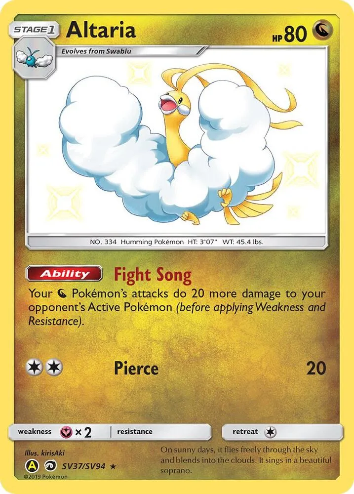 Altaria card front