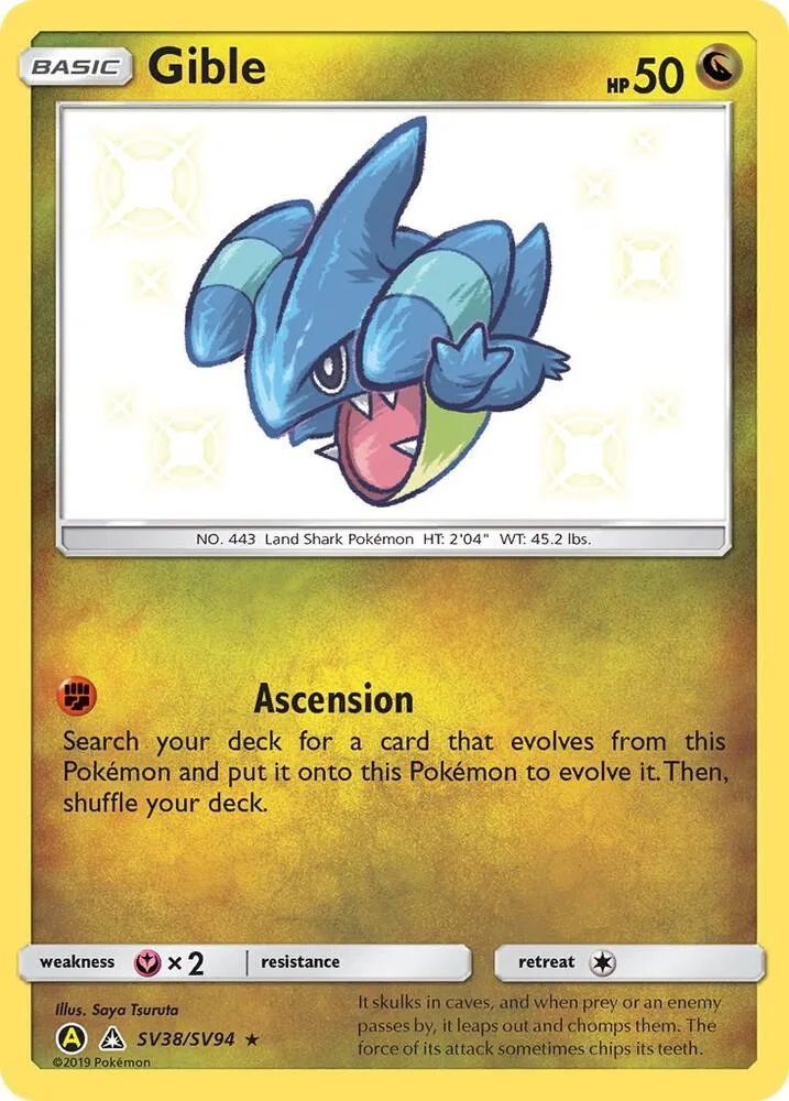 Gible card front