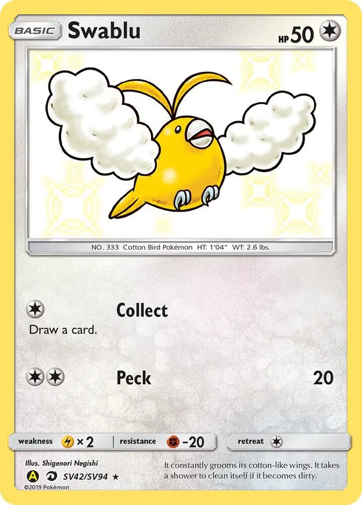 Swablu card front