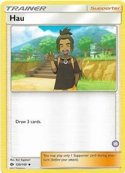Hau (19) (Alolan Sandslash Half-Deck) card front