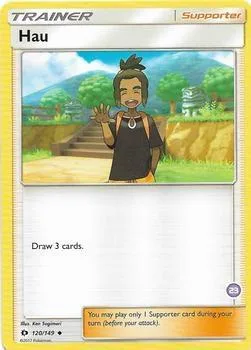 Hau (23) (Alolan Sandslash Half-Deck) card front