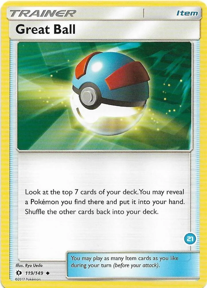 Great Ball (#21, Alolan Ninetales Half-Deck) card front