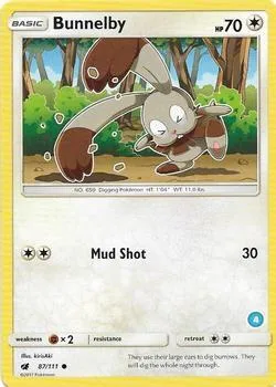 Bunnelby (4) card front