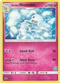 Alolan Ninetales (17) card front