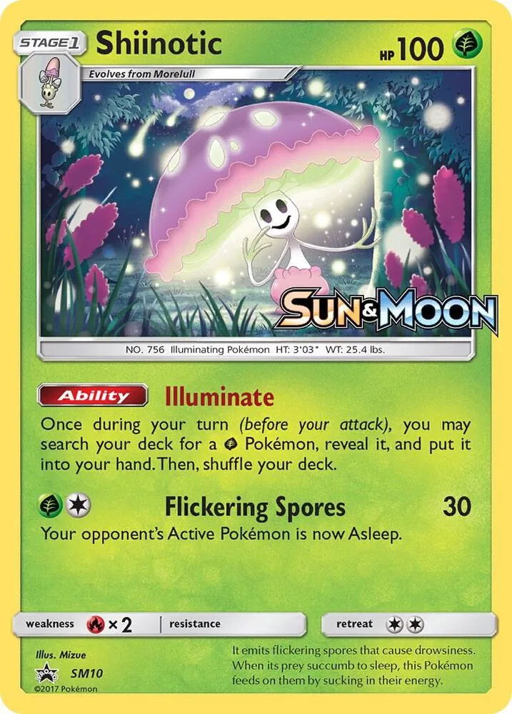 Shiinotic (Prerelease) card front