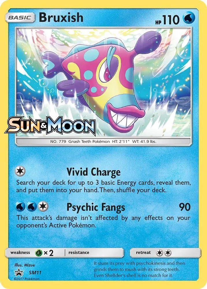 Bruxish (Prerelease) card front