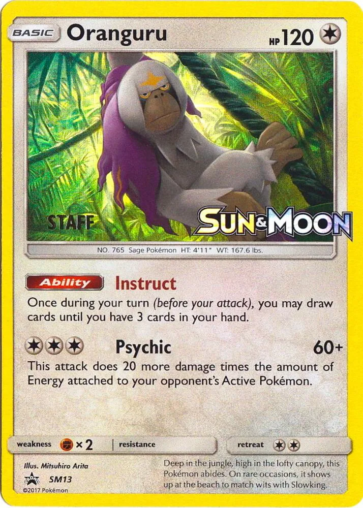 Oranguru (Prerelease) [Staff] card front