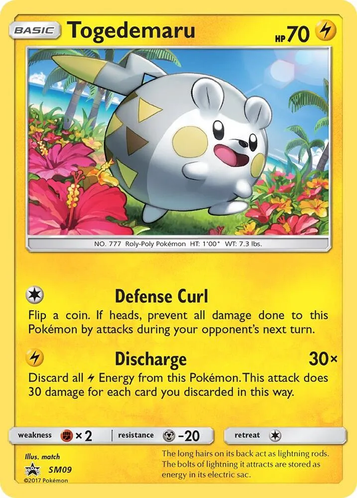 Togedemaru card front