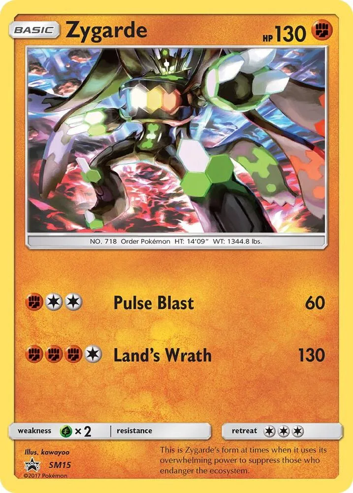 Zygarde card front