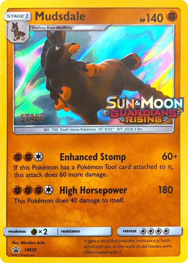 Mudsdale (Prerelease) [Staff] card front
