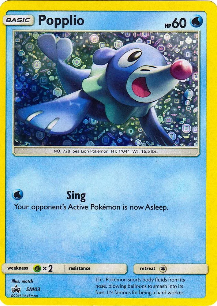 Popplio (General Mills Promo) card front