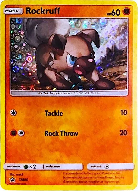 Rockruff (General Mills Promo) card front