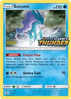 Suicune (Prerelease) [Staff] Holofoil card