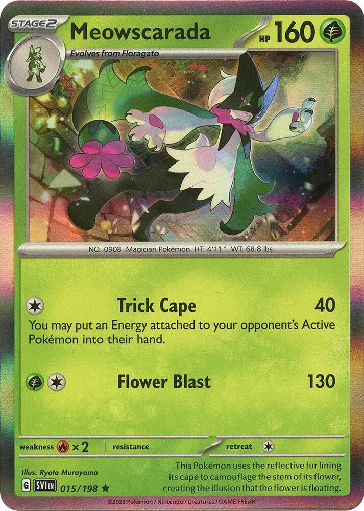 Meowscarada card front