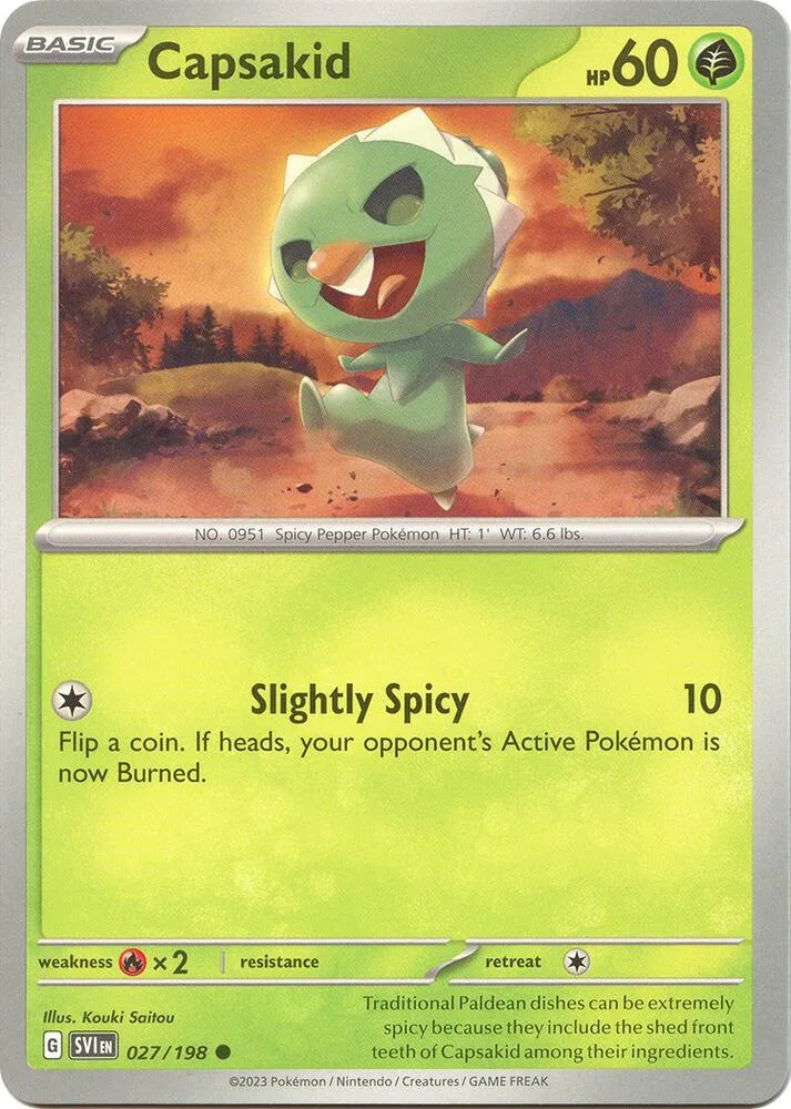 Capsakid card front