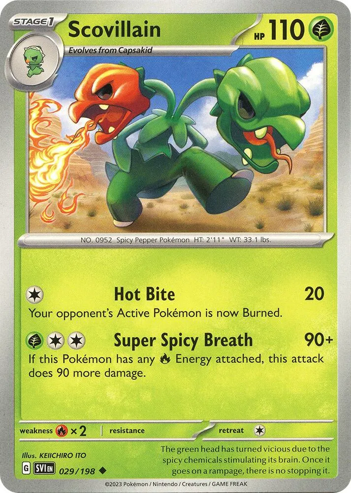 Scovillain card front