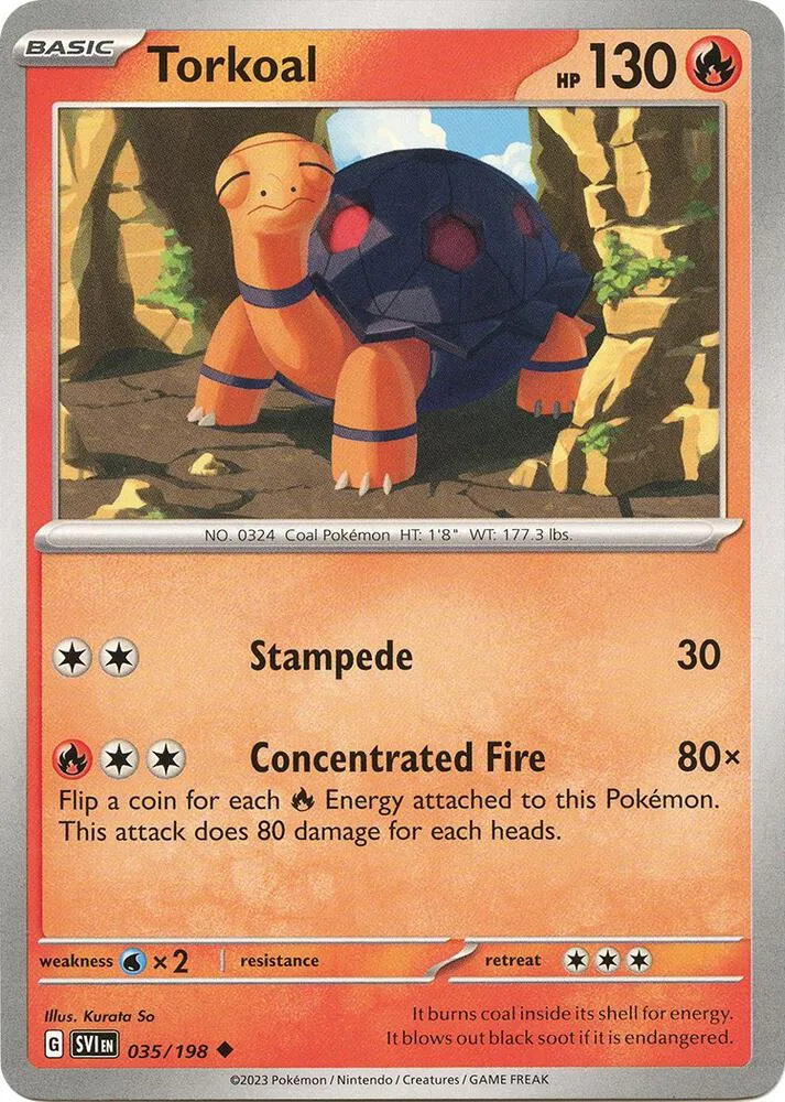Torkoal card front