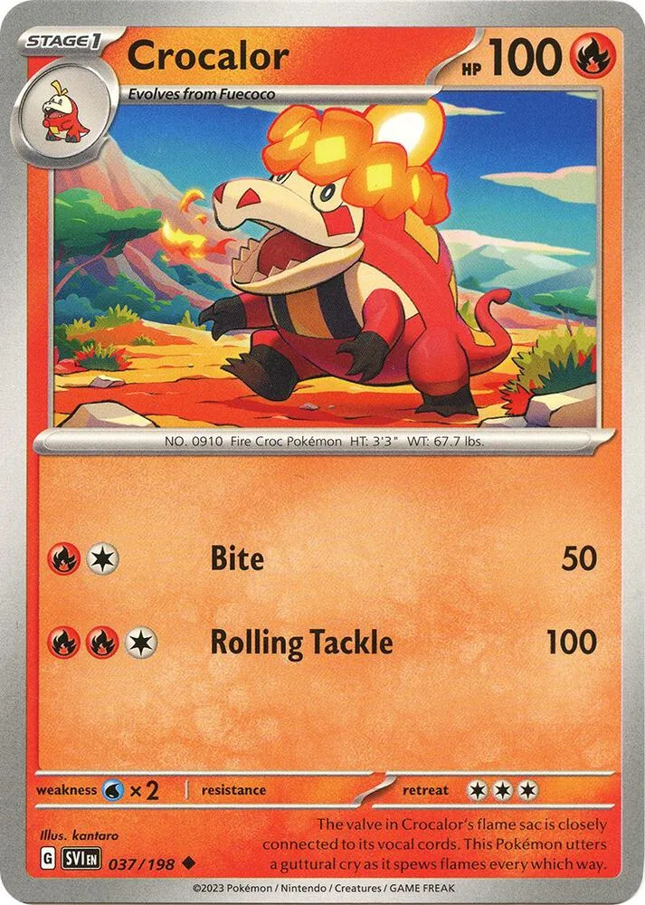 Crocalor card front