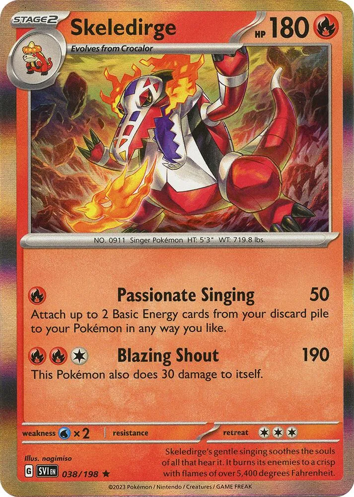 Skeledirge card front