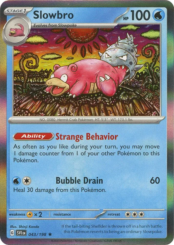 Slowbro card front