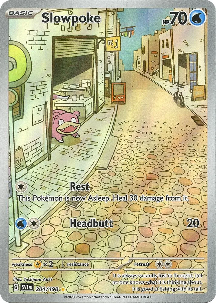 Slowpoke Holofoil card