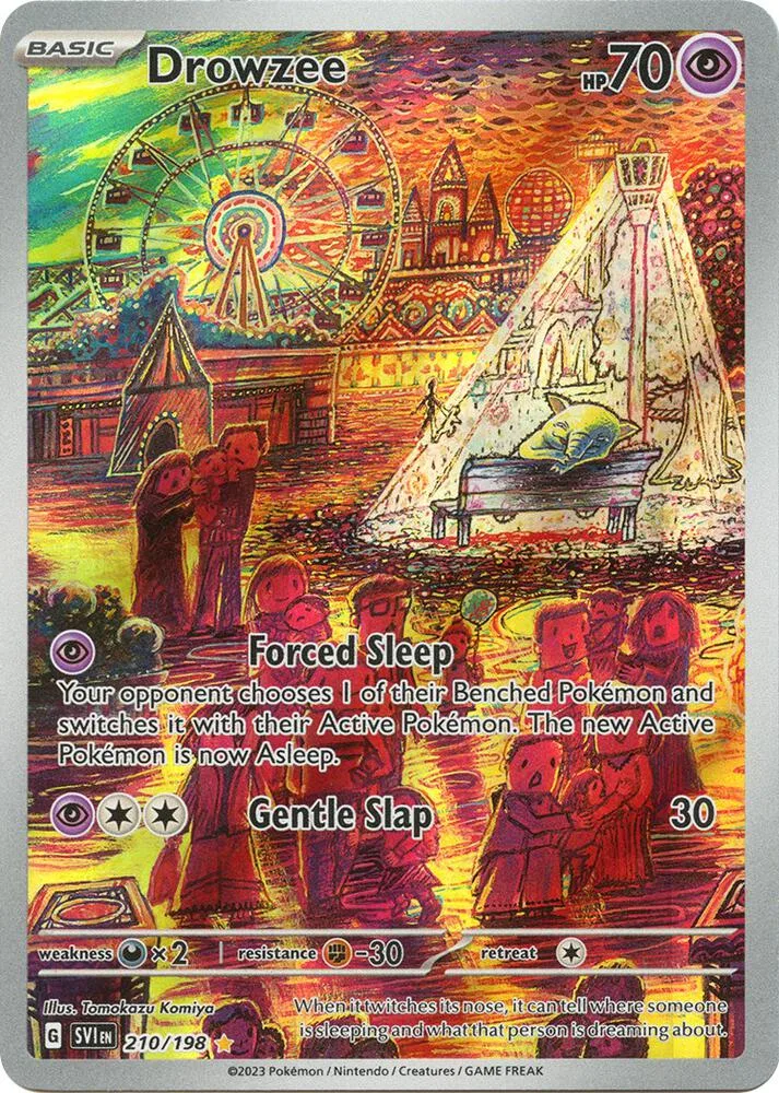 Drowzee Holofoil card