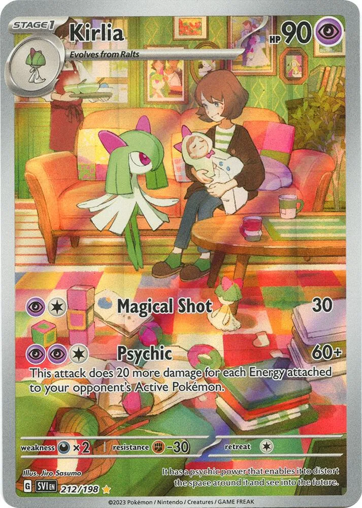 Kirlia Holofoil card