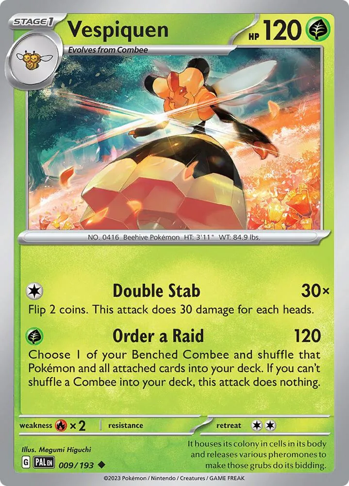Vespiquen card front