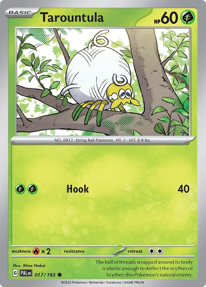 Tarountula card front