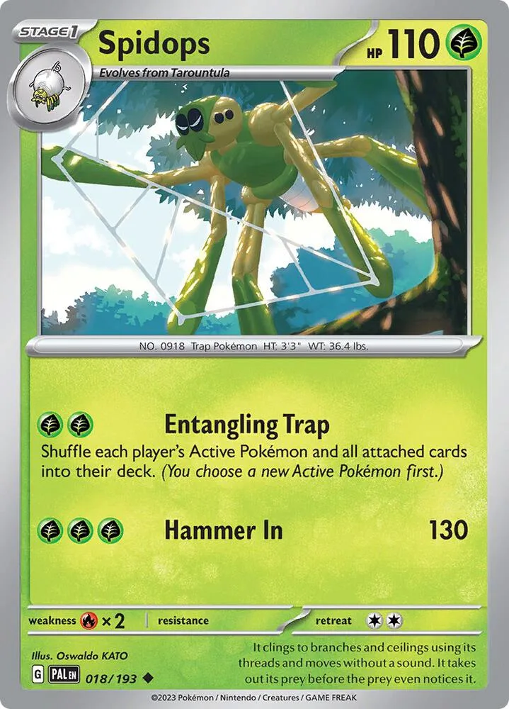 Spidops card front