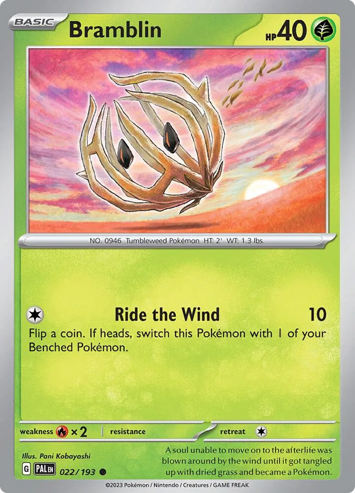 Bramblin card front